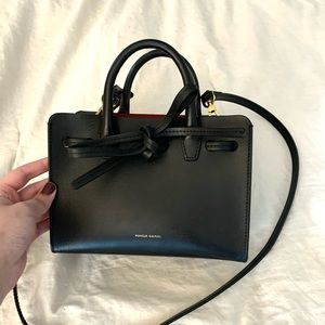 Mansur Gavriel Mini Mini Sun Bag Black